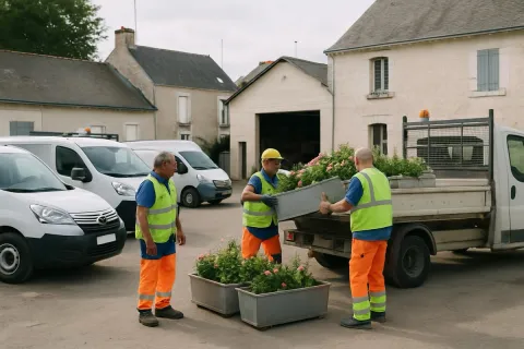 Services techniques : Voirie, espaces verts, bâtiments communaux