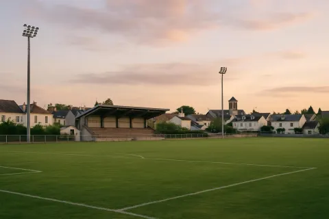 Stade municipal : Football, rugby, athlétisme, piste 400 m