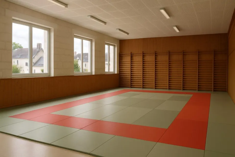Dojo Léo Lagrange, tatami
